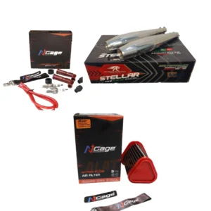 CONTINENTAL GT 650 RED ROOSTER EXHAUST